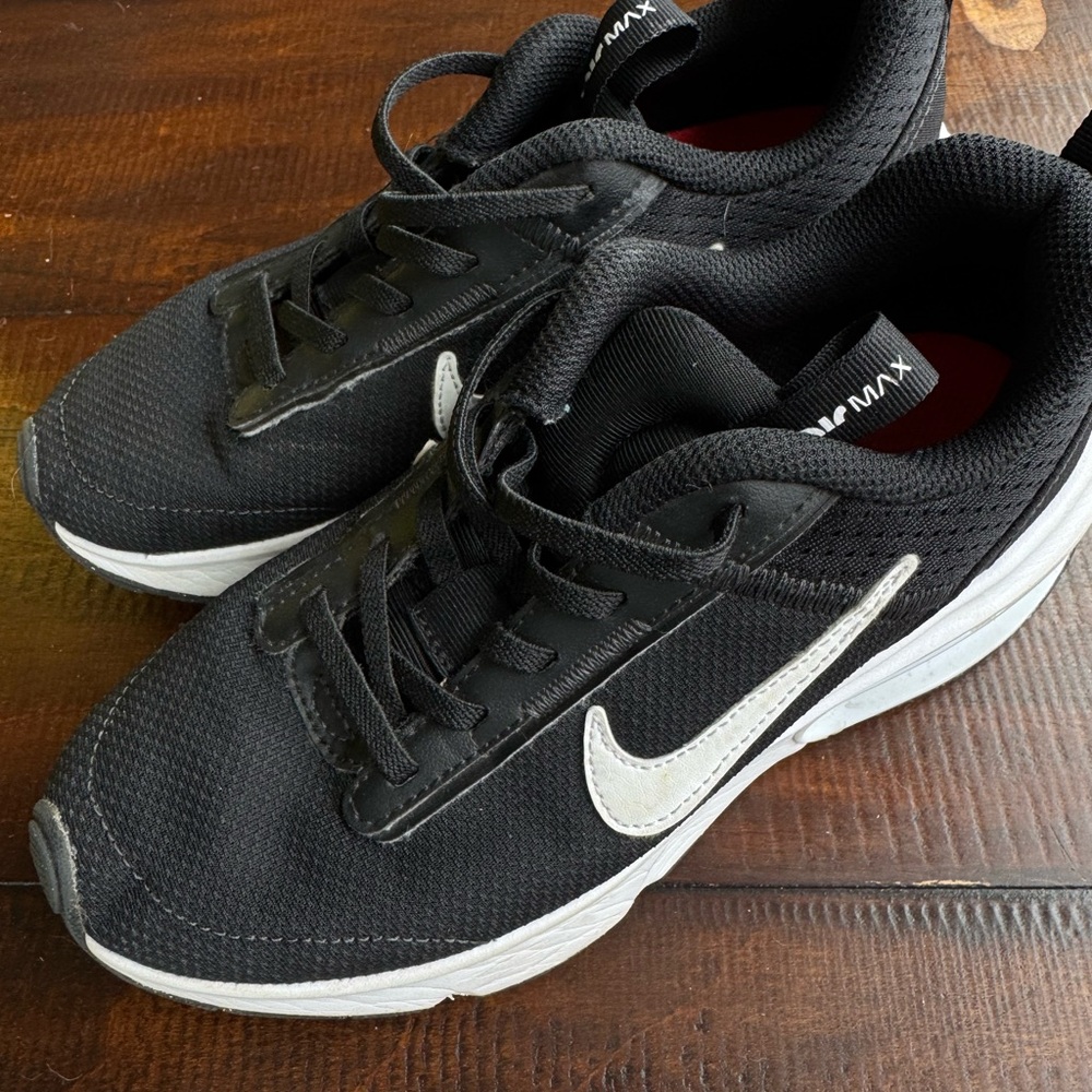 Nike Black and White Air Max Shoes